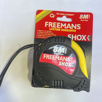 Freemans Measuring Tape Steel 8M
